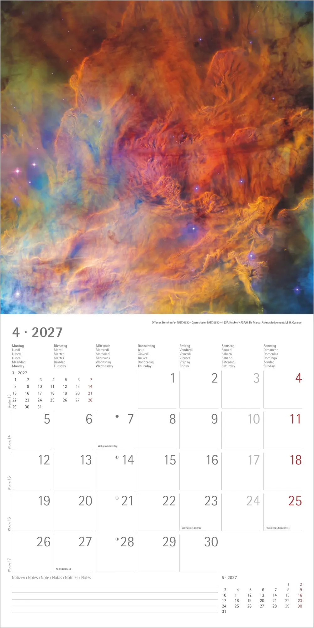 Bild: 4069095010673 | Space 2027 | Neumann Verlage GmbH &amp; Co KG | Kalender | 14 S. | Deutsch
