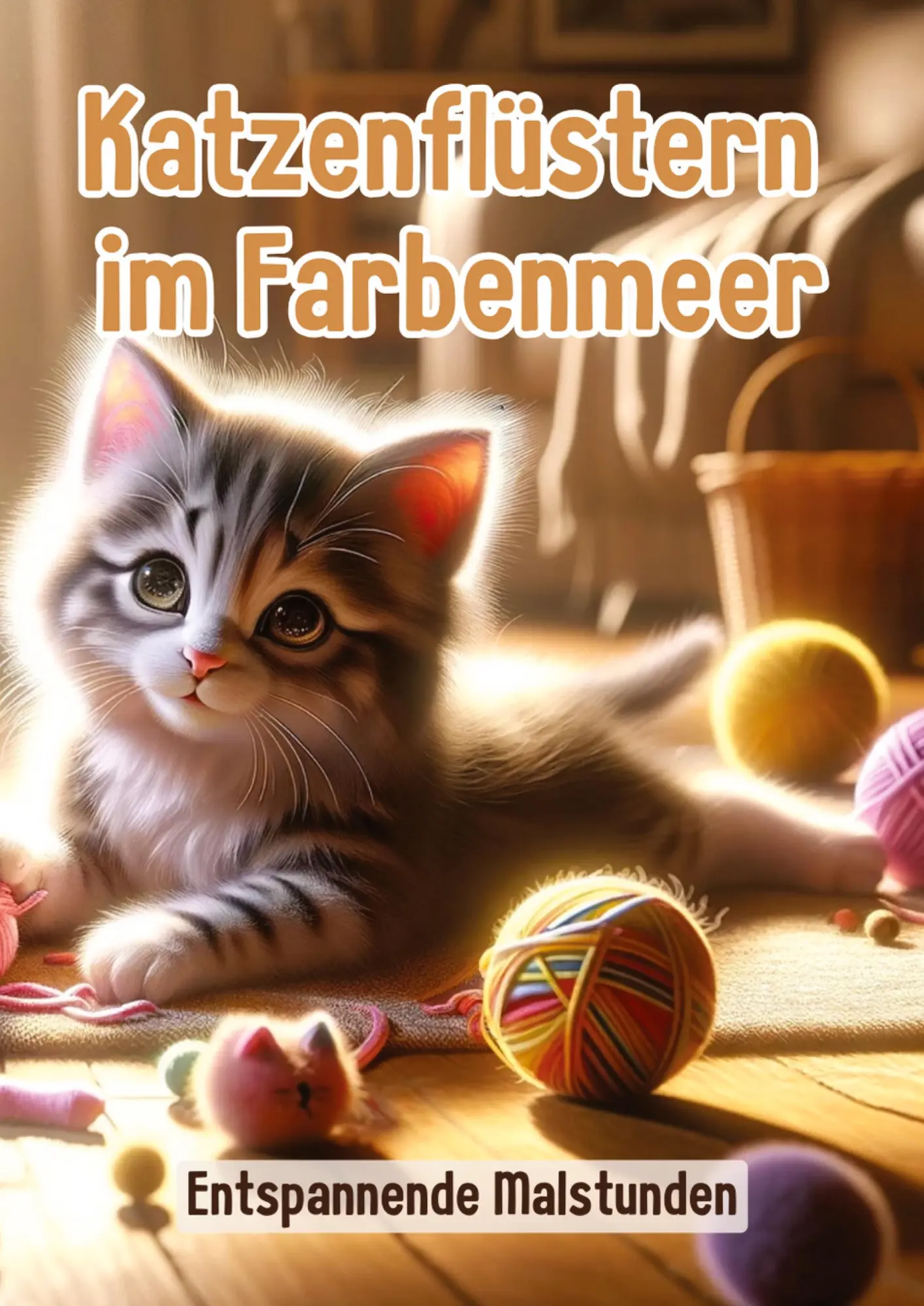 Katzenflüstern im Farbenmeer: Entspannende Malstunden