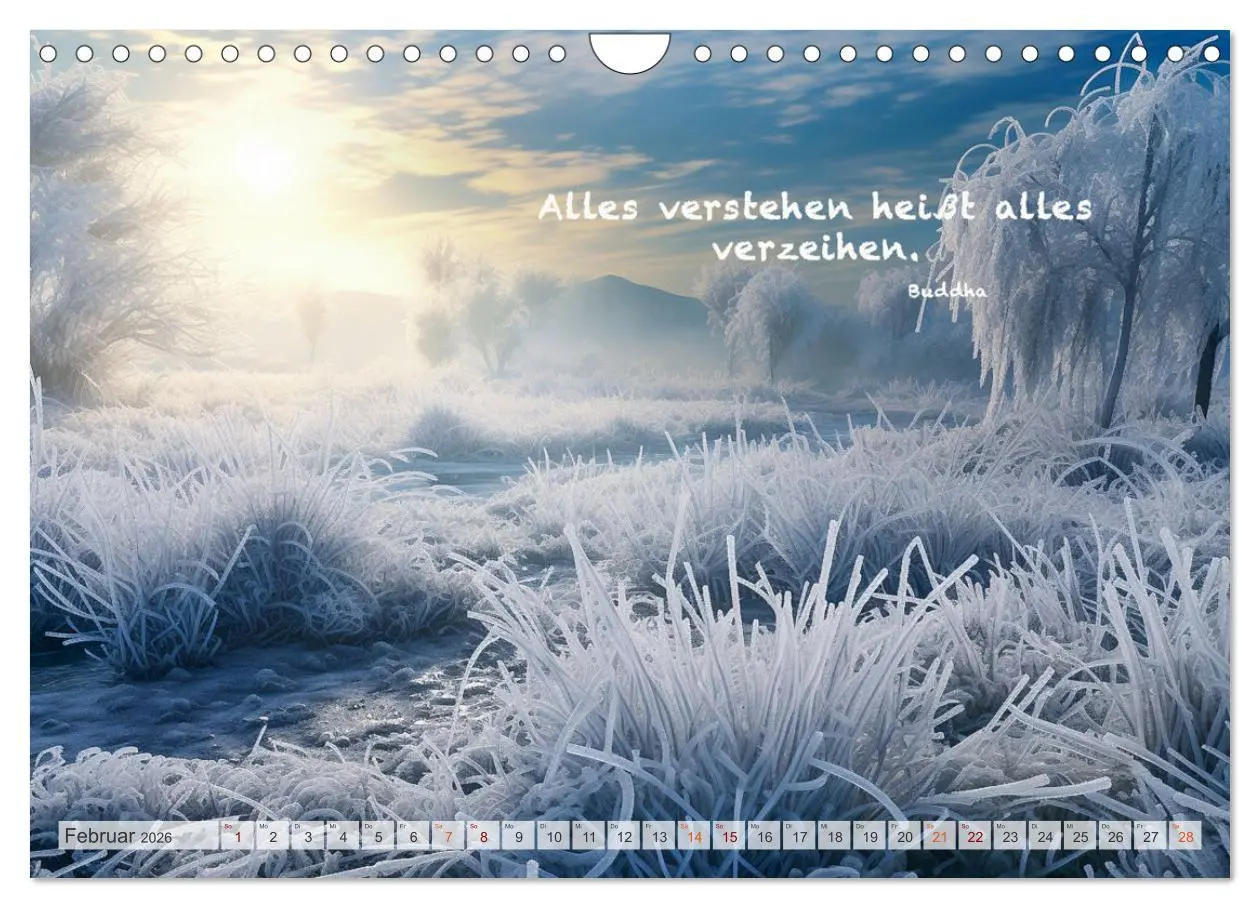 Bild: 9783457380673 | Meditation und innerer Frieden (Wandkalender 2026 DIN A4 quer),...