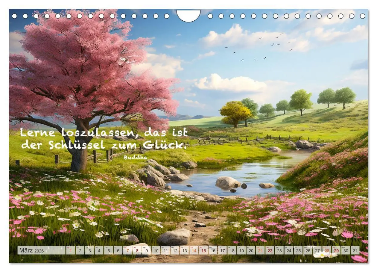 Bild: 9783457380673 | Meditation und innerer Frieden (Wandkalender 2026 DIN A4 quer),...