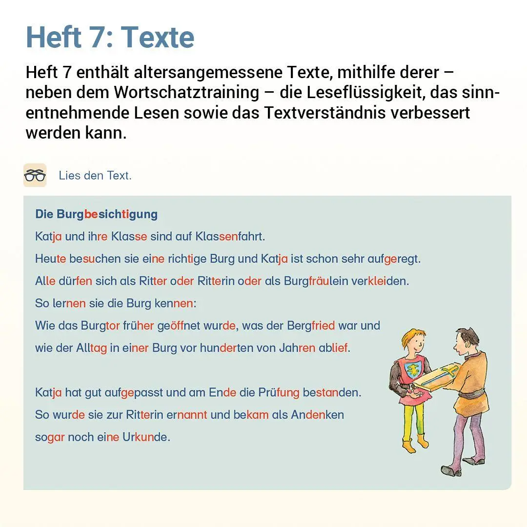Bild: 9783619120673 | Lesen mit Rico Schnabel, Heft 7: Texte - silbierte Ausgabe | Broschüre