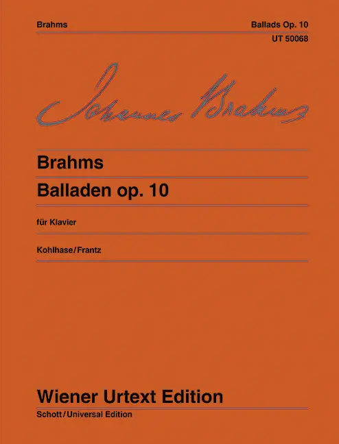 Cover: 9783850550673 | Balladen | Nach Stichvorlage und Originalausgabe. op. 10. Klavier.