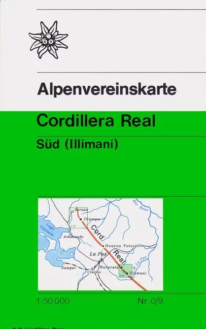 Cover: 9783937530673 | Alpenvereinskarte Cordillera Real Süd | (Land-)Karte | gefalzt | 2018
