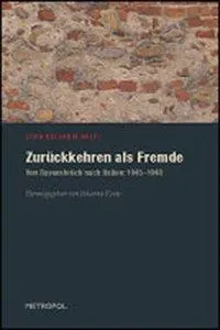 Cover: 9783938690673 | Zurückkehren als Fremde | Von Ravensbrück nach Italien 1945-1948