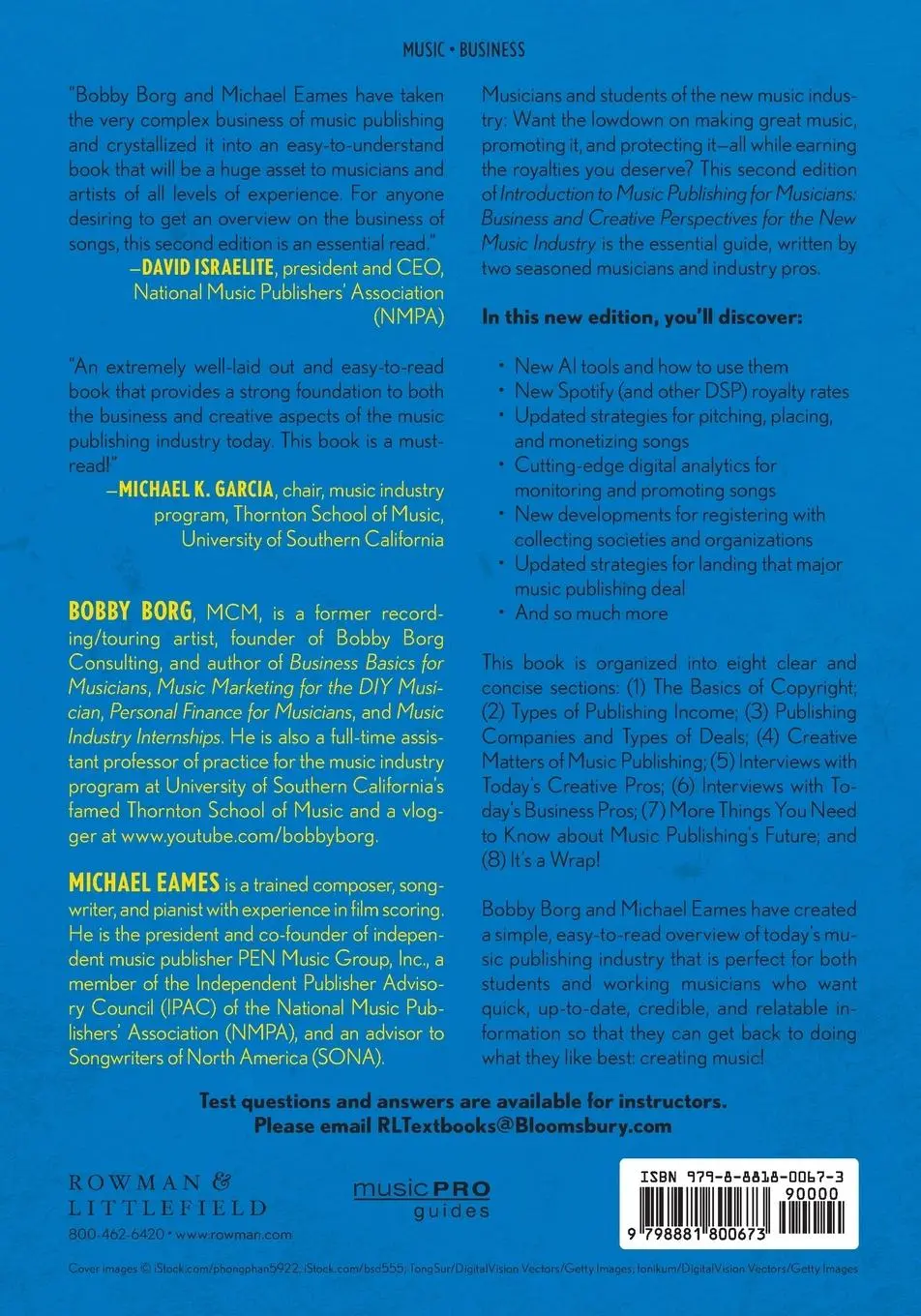 Rückseite: 9798881800673 | Introduction to Music Publishing for Musicians | Bobby Borg (u. a.)