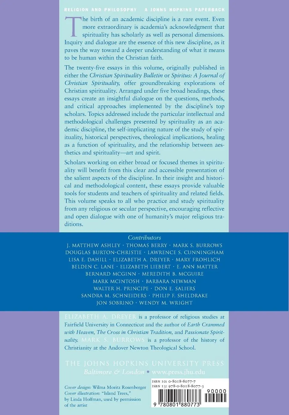 Rückseite: 9780801880773 | Minding the Spirit | The Study of Christian Spirituality | Dreyer