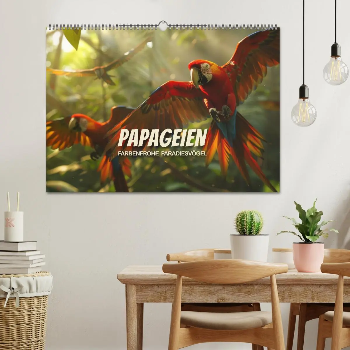 Bild: 9783457440773 | Papageien - Farbenfrohe Paradiesvögel (Wandkalender 2026 DIN A2...