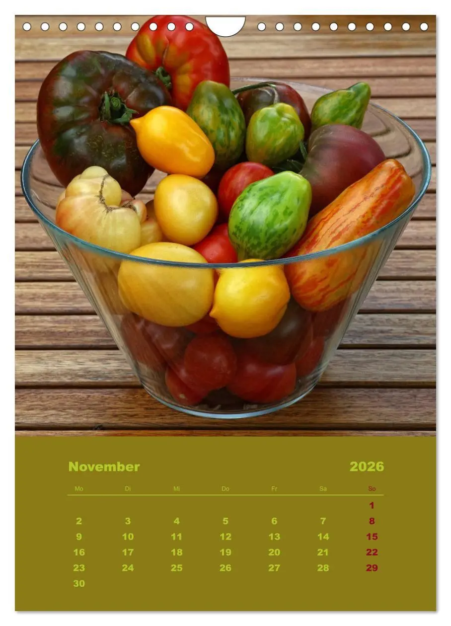 Bild: 9783516460773 | Tomaten - Alles BIO! (Wandkalender 2026 DIN A4 hoch), CALVENDO...