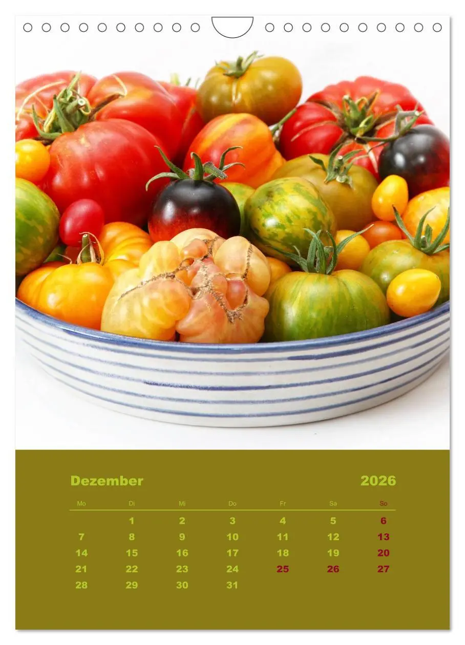 Bild: 9783516460773 | Tomaten - Alles BIO! (Wandkalender 2026 DIN A4 hoch), CALVENDO...