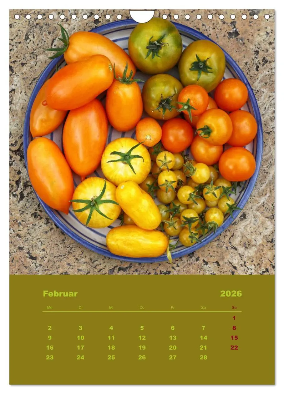 Bild: 9783516460773 | Tomaten - Alles BIO! (Wandkalender 2026 DIN A4 hoch), CALVENDO...