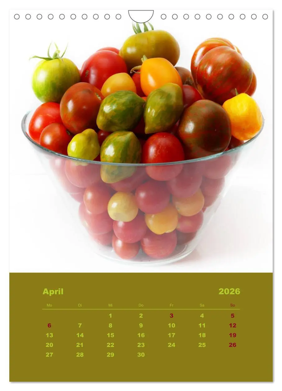 Bild: 9783516460773 | Tomaten - Alles BIO! (Wandkalender 2026 DIN A4 hoch), CALVENDO...