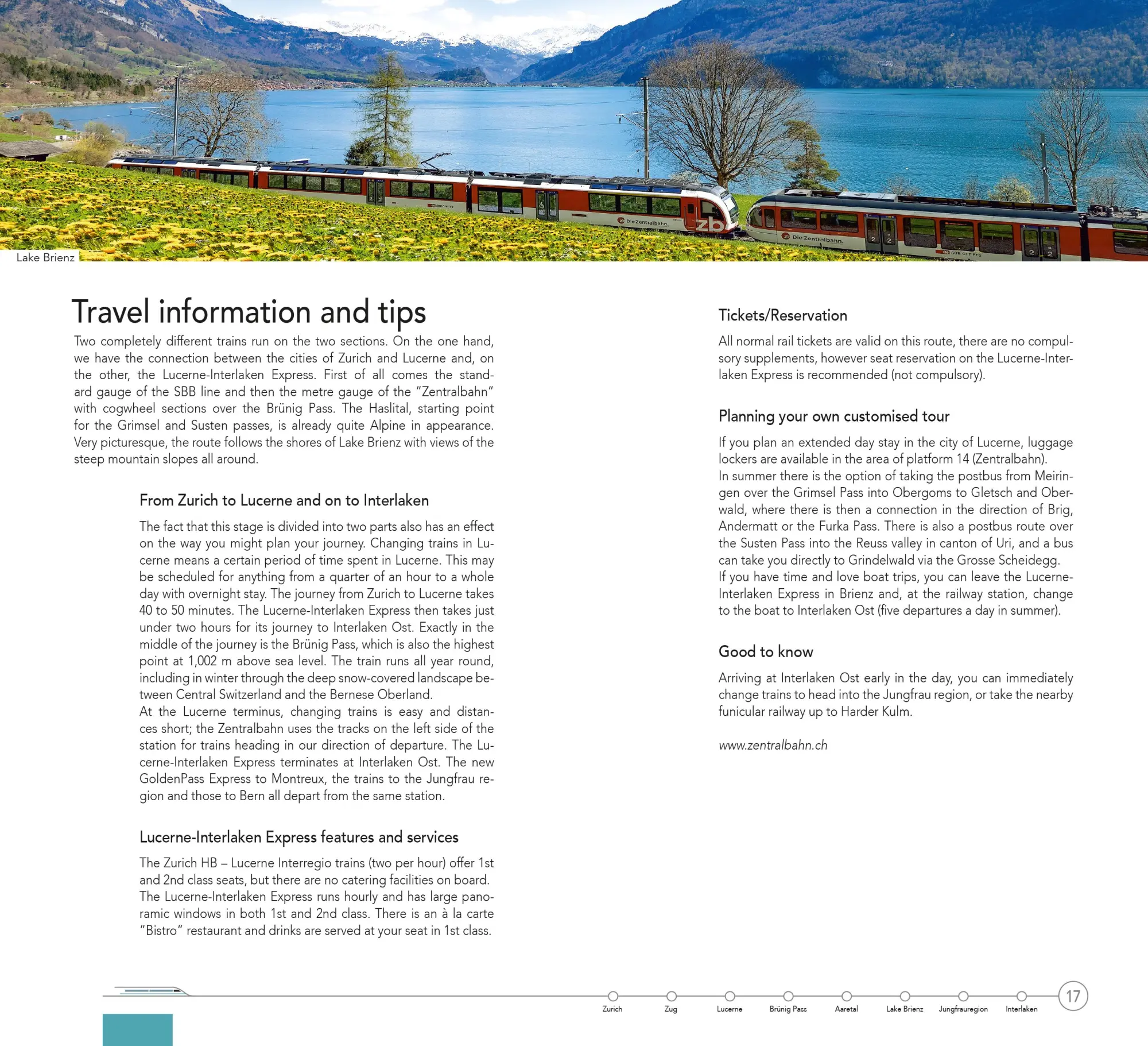 Bild: 9783828310773 | Hallwag Reiseführer Grand Train Tour of Switzerland, englische Ausgabe