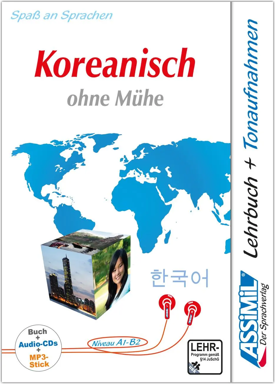 Cover: 9783896250773 | ASSiMiL Koreanisch ohne Mühe - Audio-Plus-Sprachkurs - Niveau A1-B2 Cover: 9783896250773 | ASSiMiL Koreanisch ohne Mühe - Audio-Plus-Sprachkurs - Niveau A1-B2