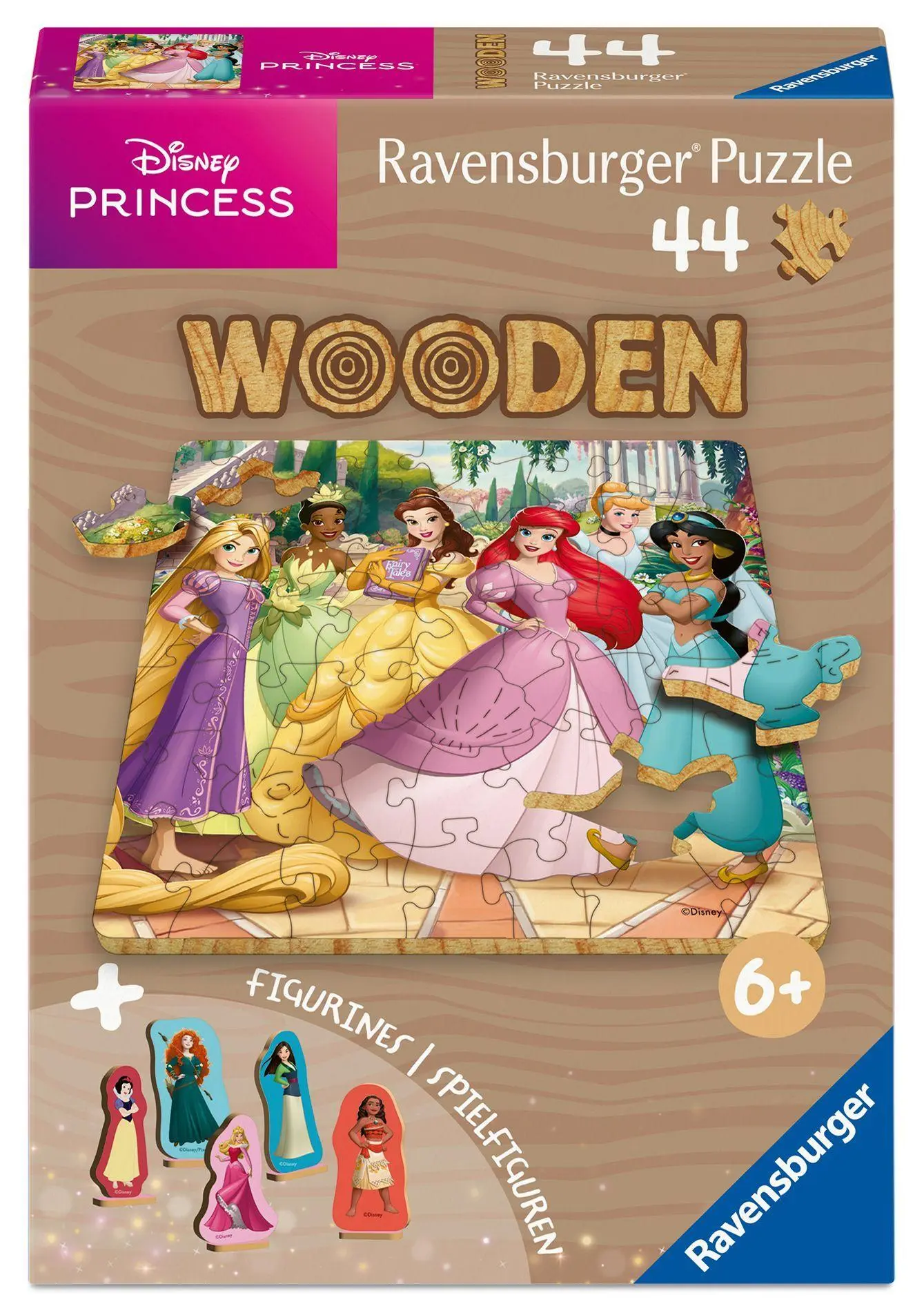 Cover: 4005555040873 | WOODEN Puzzle Kids 44 Teile - Zauberhafte Disney Prinzessinnen | Spiel
