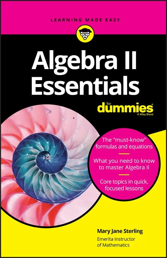 Cover: 9781119590873 | Algebra II Essentials For Dummies | Sterling | Taschenbuch | Englisch