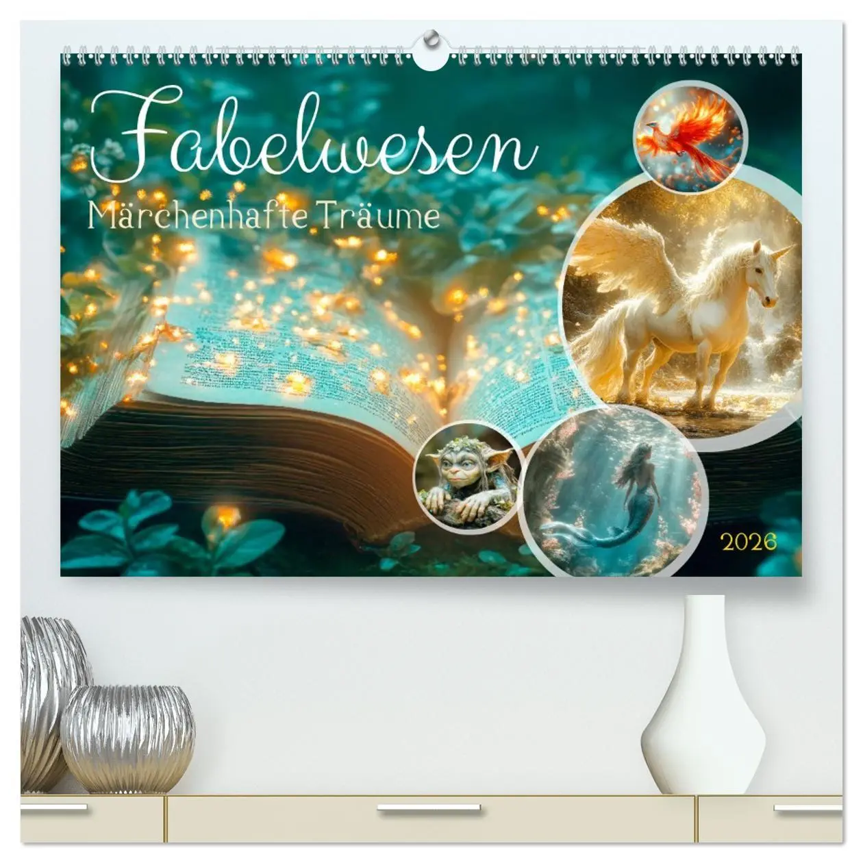 Cover: 9783457360873 | FABELWESEN Märchenhafte Träume (hochwertiger Premium Wandkalender...