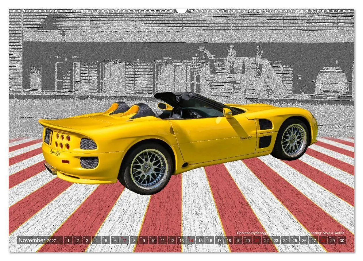 Bild: 9783569540873 | Corvette Photocomposing (Wandkalender 2027 DIN A2 quer), CALVENDO...