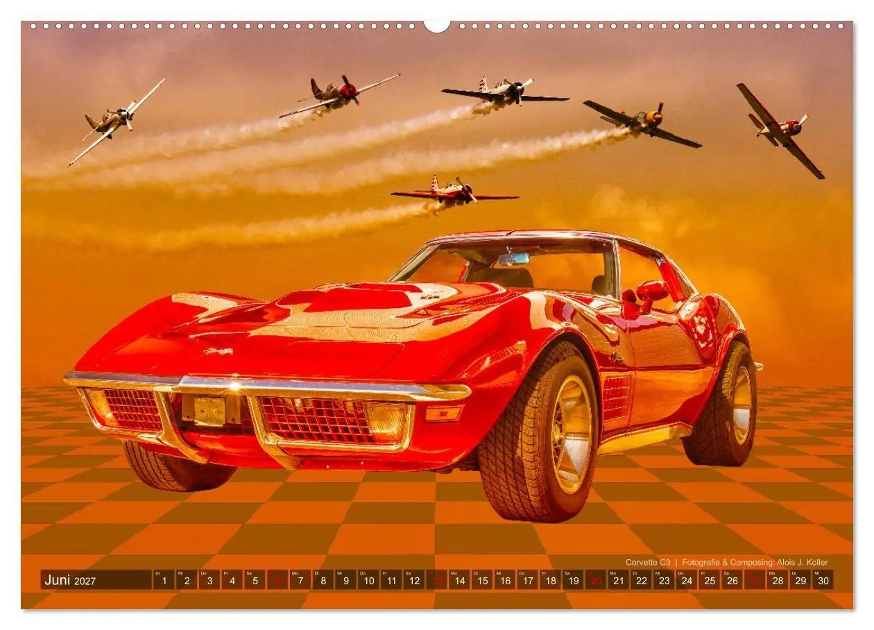 Bild: 9783569540873 | Corvette Photocomposing (Wandkalender 2027 DIN A2 quer), CALVENDO...