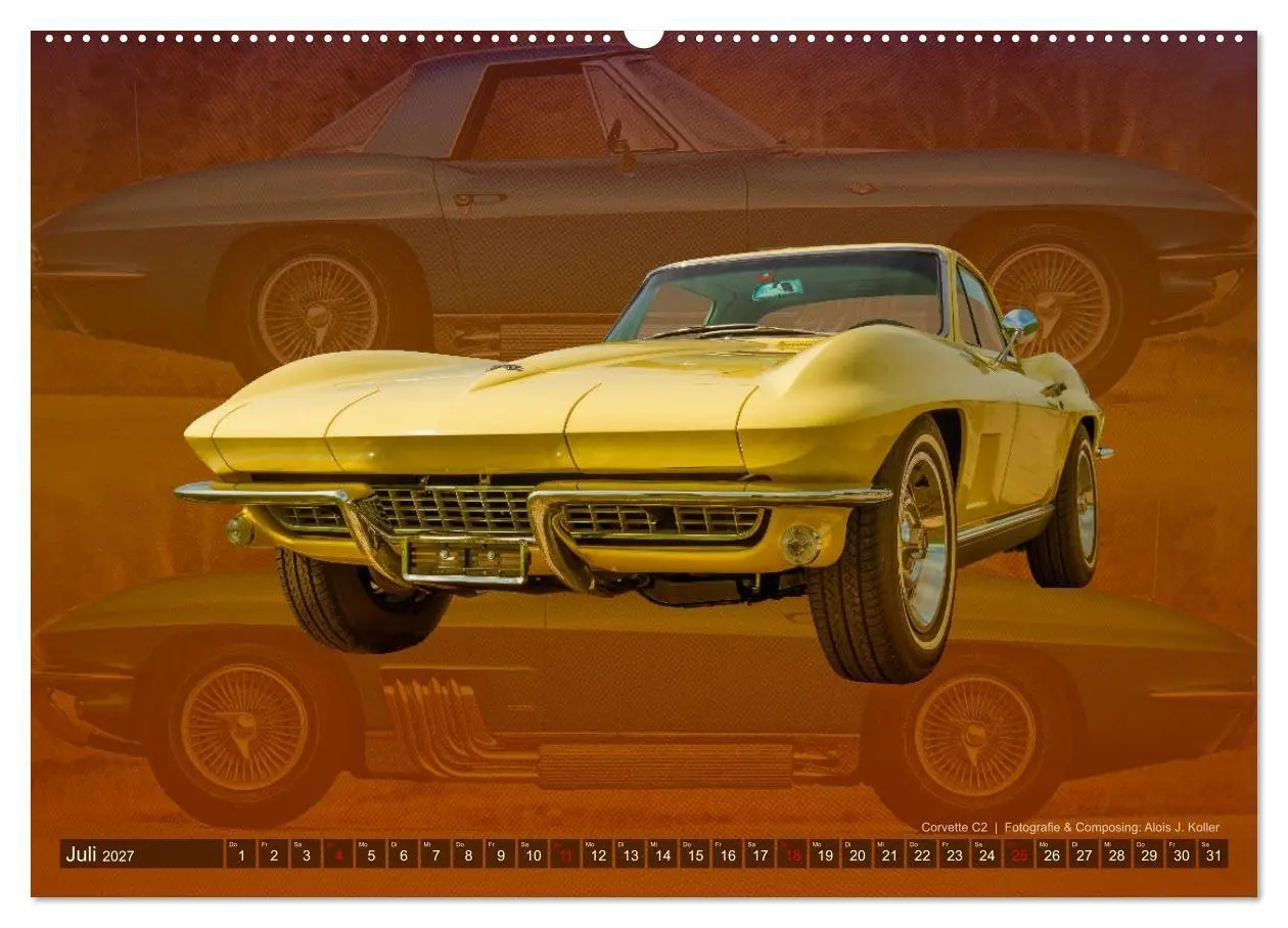Bild: 9783569540873 | Corvette Photocomposing (Wandkalender 2027 DIN A2 quer), CALVENDO...