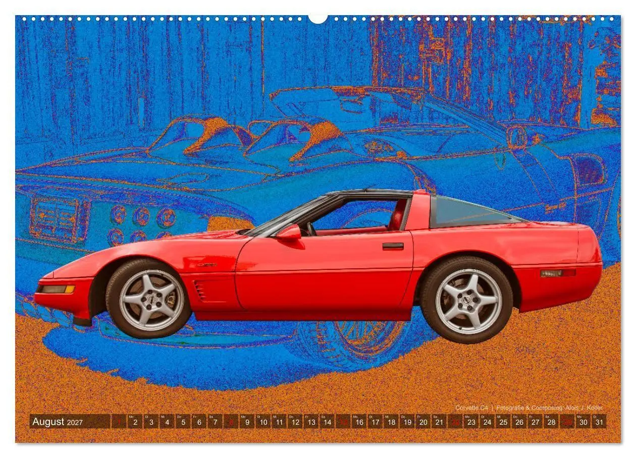 Bild: 9783569540873 | Corvette Photocomposing (Wandkalender 2027 DIN A2 quer), CALVENDO...