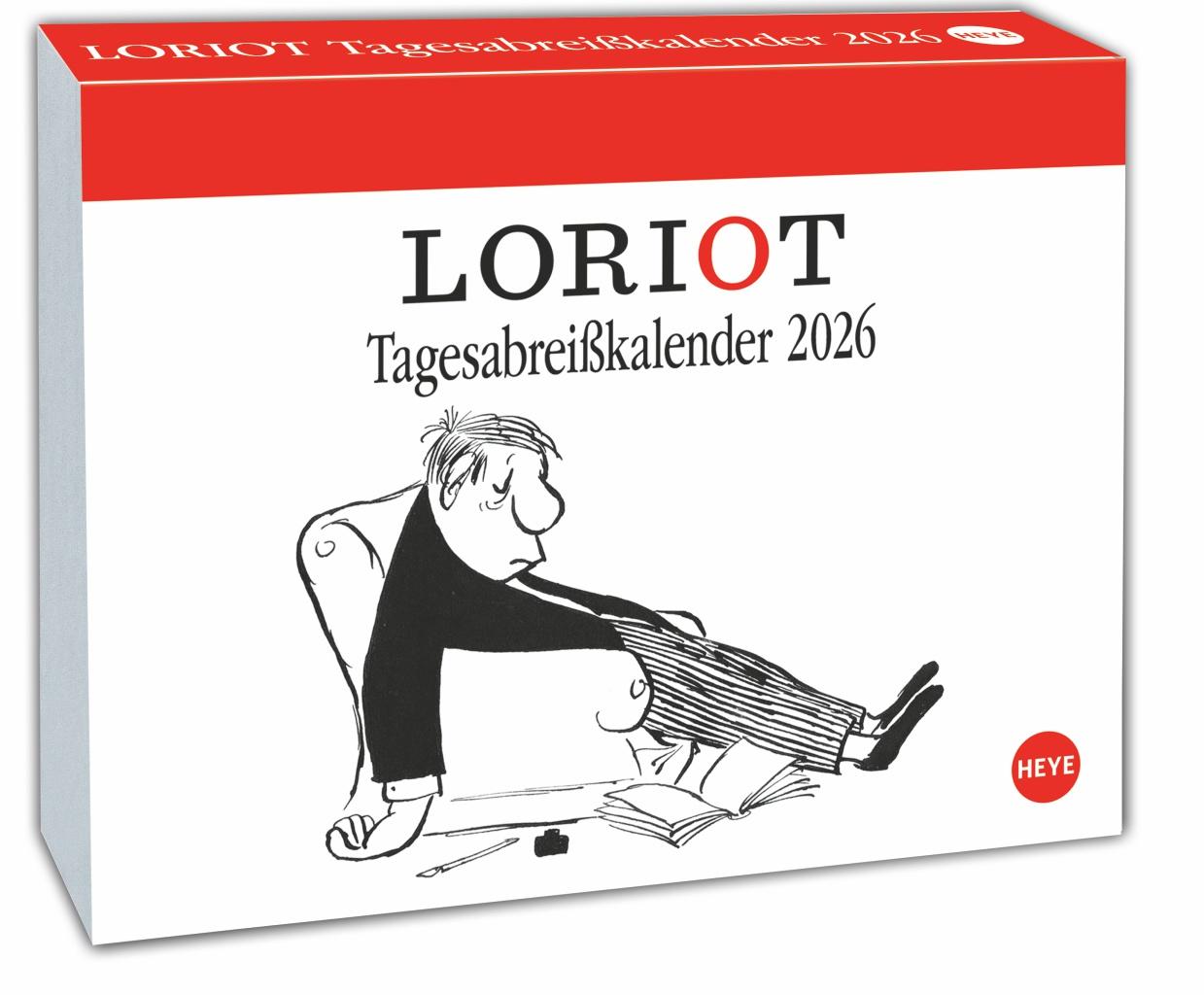 Cover: 9783756410873 | Loriot Tagesabreißkalender 2026 | Loriot | Kalender | 320 S. | Deutsch