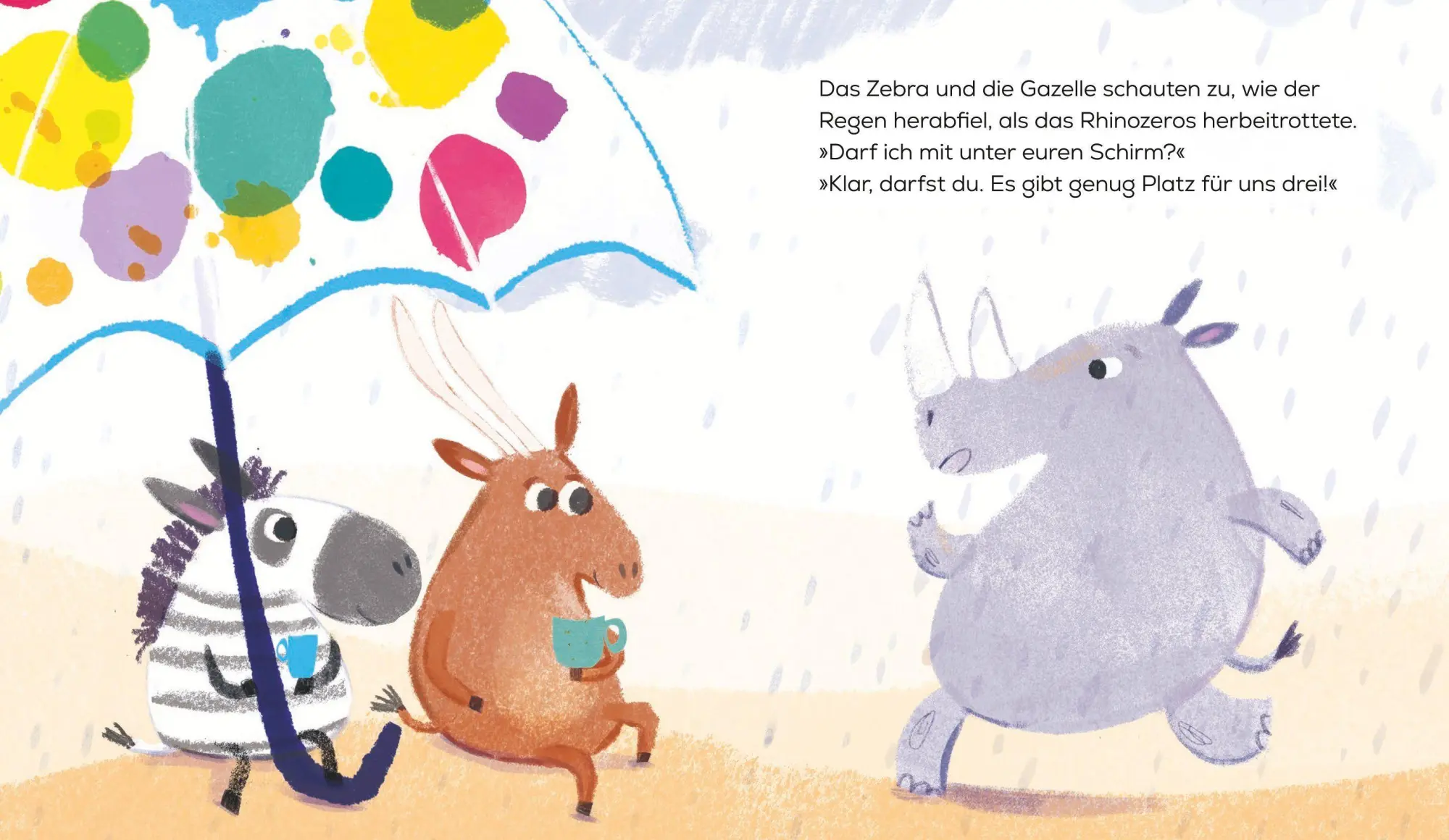 Bild: 9783903300873 | Das Zebra mit dem Regenschirm | David Hernández Sevillano (u. a.)