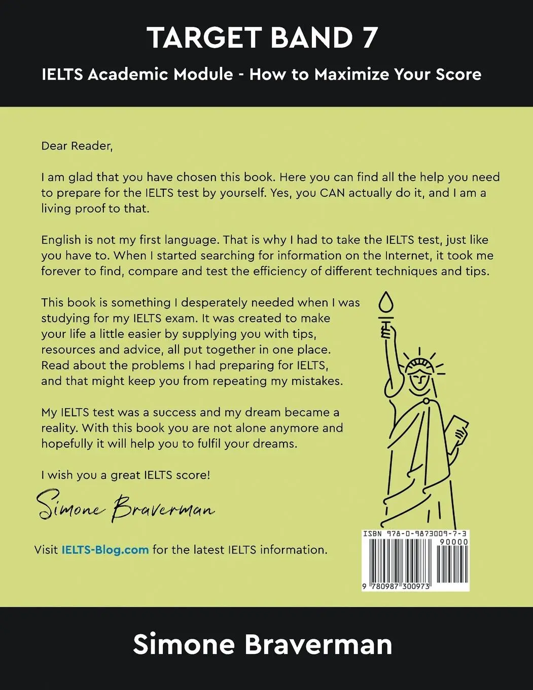 Rückseite: 9780987300973 | Target Band 7 | Simone Braverman | Taschenbuch | Englisch | 2021