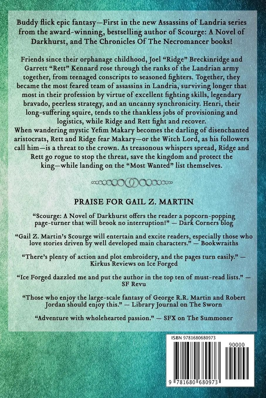 Rückseite: 9781680680973 | Assassin's Honor | Gail Z. Martin | Taschenbuch | Englisch | 2018