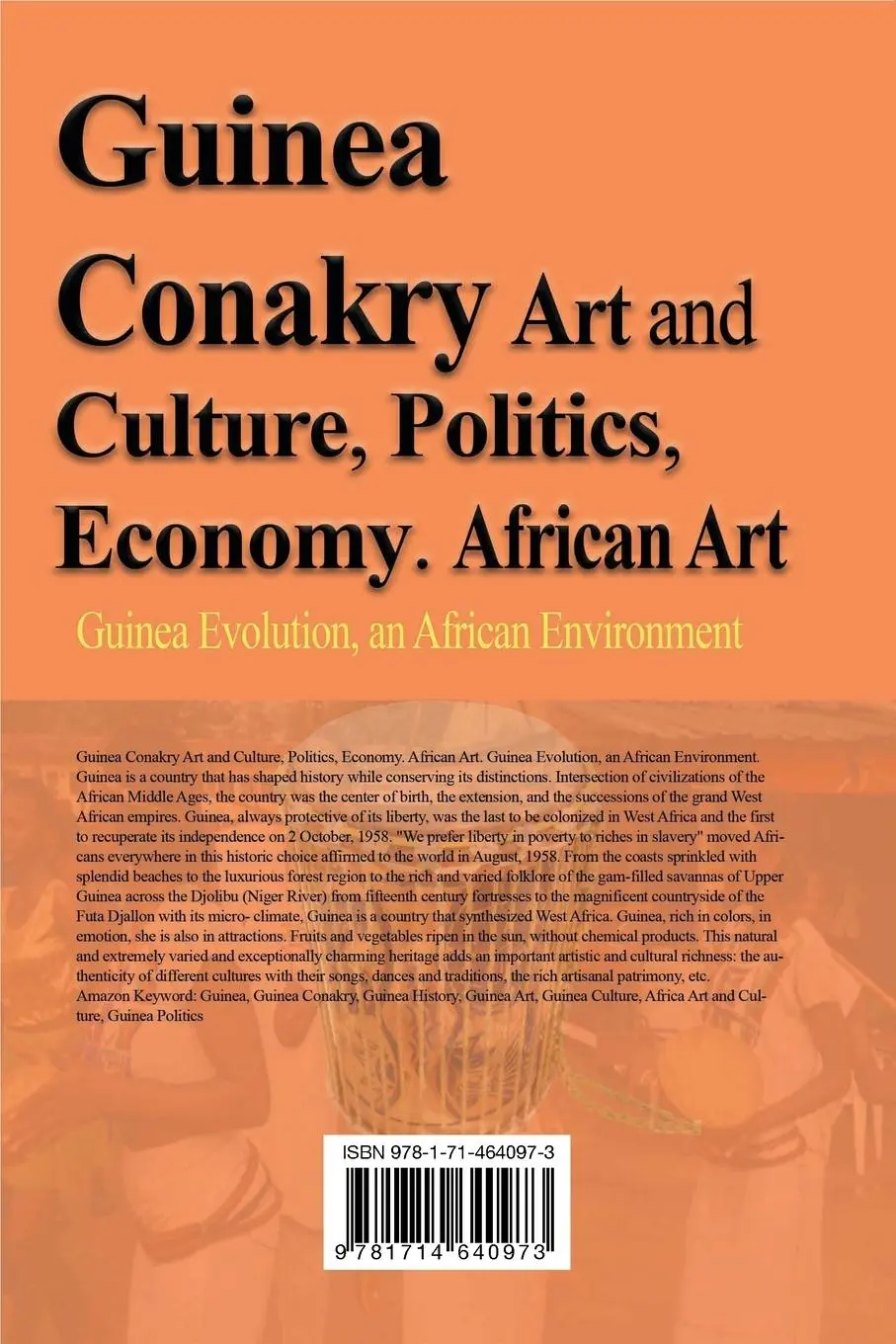 Rückseite: 9781714640973 | Guinea Conakry Art and Culture, Politics, Economy. African Art | Buch