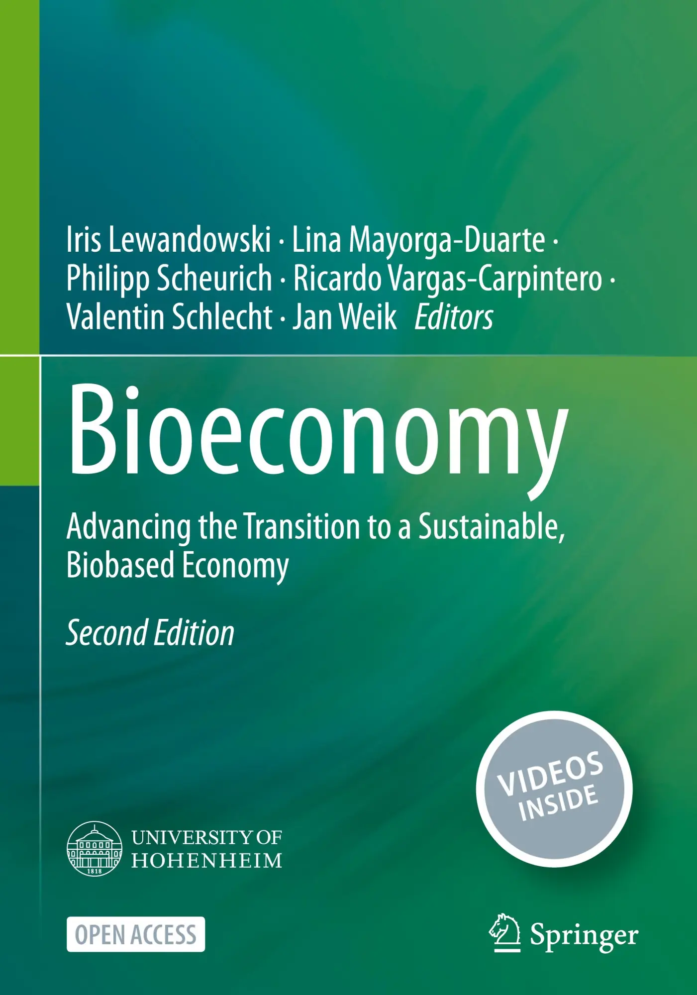 Cover: 9783032090973 | Bioeconomy | Iris Lewandowski (u. a.) | Buch | xxviii | Englisch