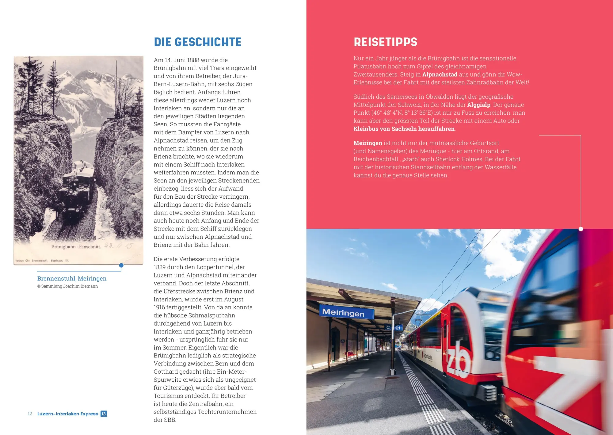 Bild: 9783039640973 | Zugerlebnis Schweiz | 35 gemütliche Fahrten mit Panorama | Bewes