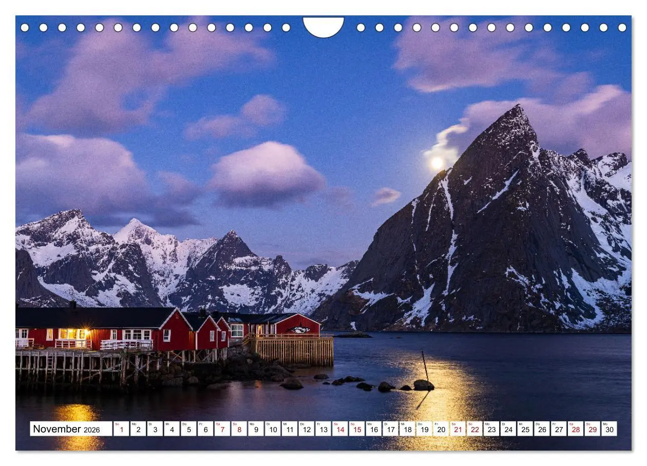 Bild: 9783457590973 | Licht des Nordens - LOFOTEN (Wandkalender 2026 DIN A4 quer),...