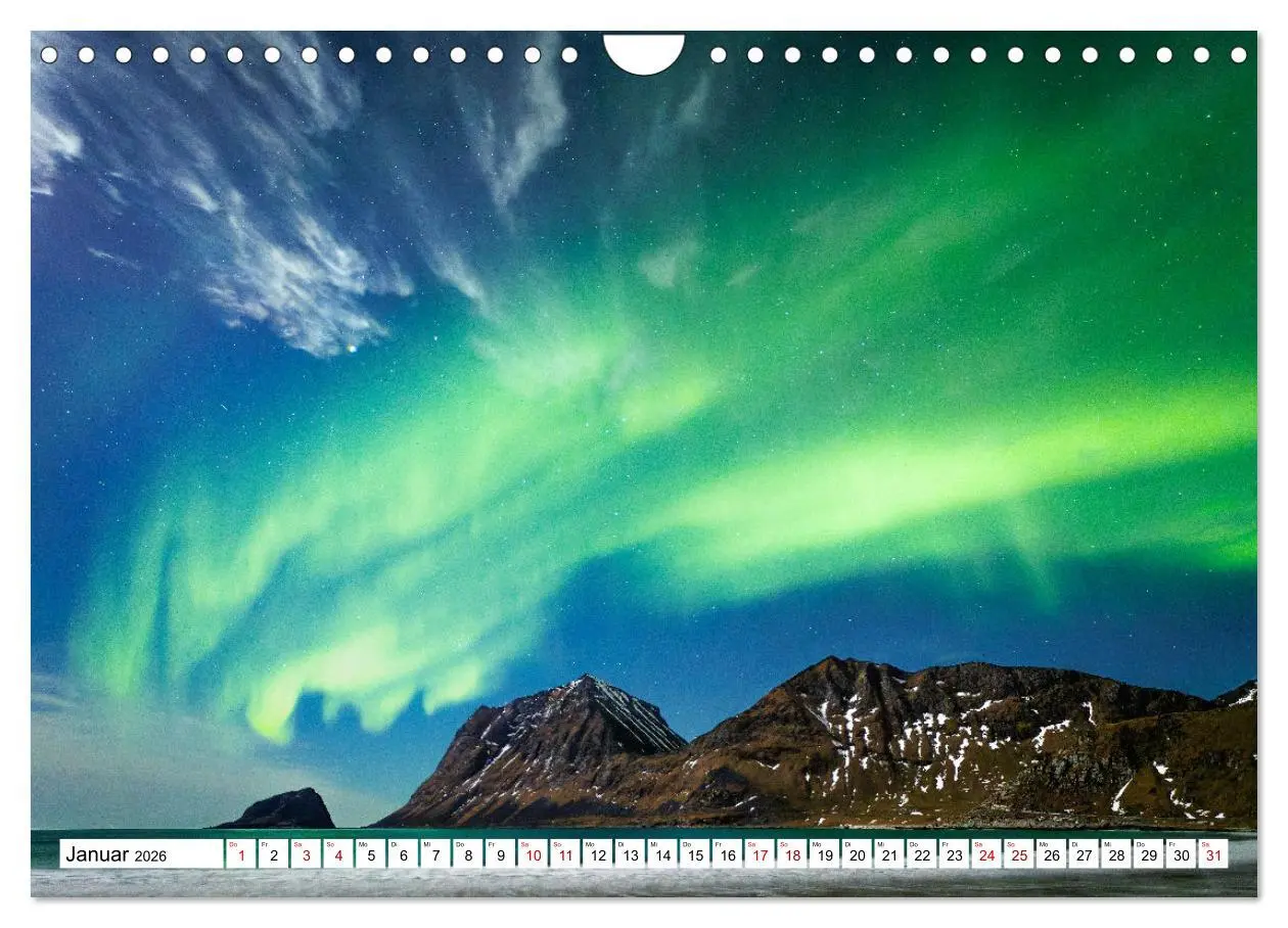 Bild: 9783457590973 | Licht des Nordens - LOFOTEN (Wandkalender 2026 DIN A4 quer),...