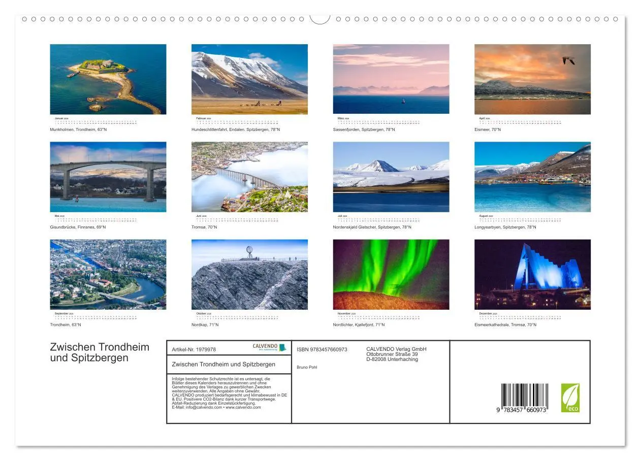 Bild: 9783457660973 | Zwischen Trondheim und Spitzbergen (hochwertiger Premium...