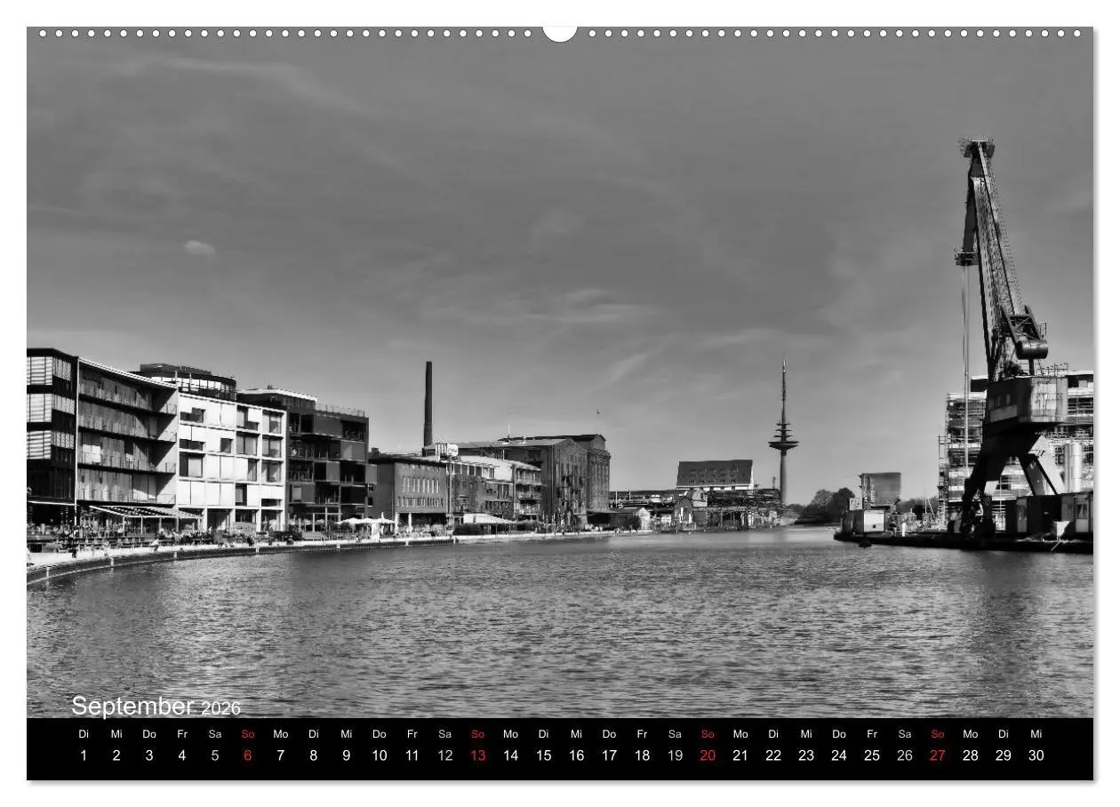 Bild: 9783516060973 | Münster in schwarz-weiß gesehen (hochwertiger Premium Wandkalender...