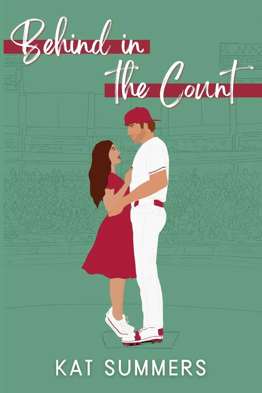 Cover: 9798218250973 | Behind in the Count | A Second Chance Baseball Romance | Kat Summers
