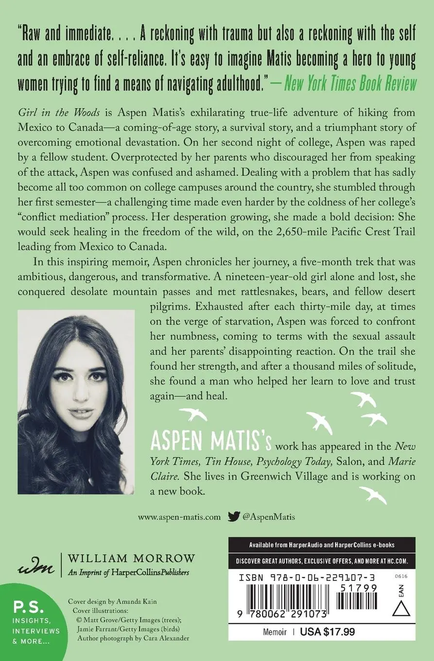 Rückseite: 9780062291073 | Girl in the Woods | Aspen Matis | Taschenbuch | Englisch | 2023