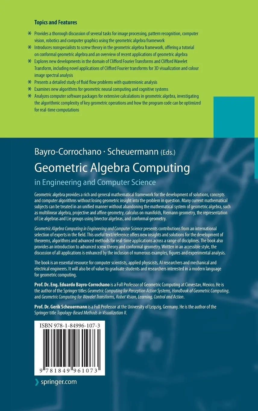 Rückseite: 9781849961073 | Geometric Algebra Computing | in Engineering and Computer Science