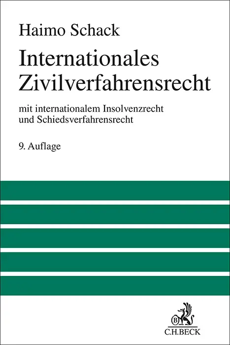 Cover: 9783406821073 | Internationales Zivilverfahrensrecht | Haimo Schack | Buch | XXXIV