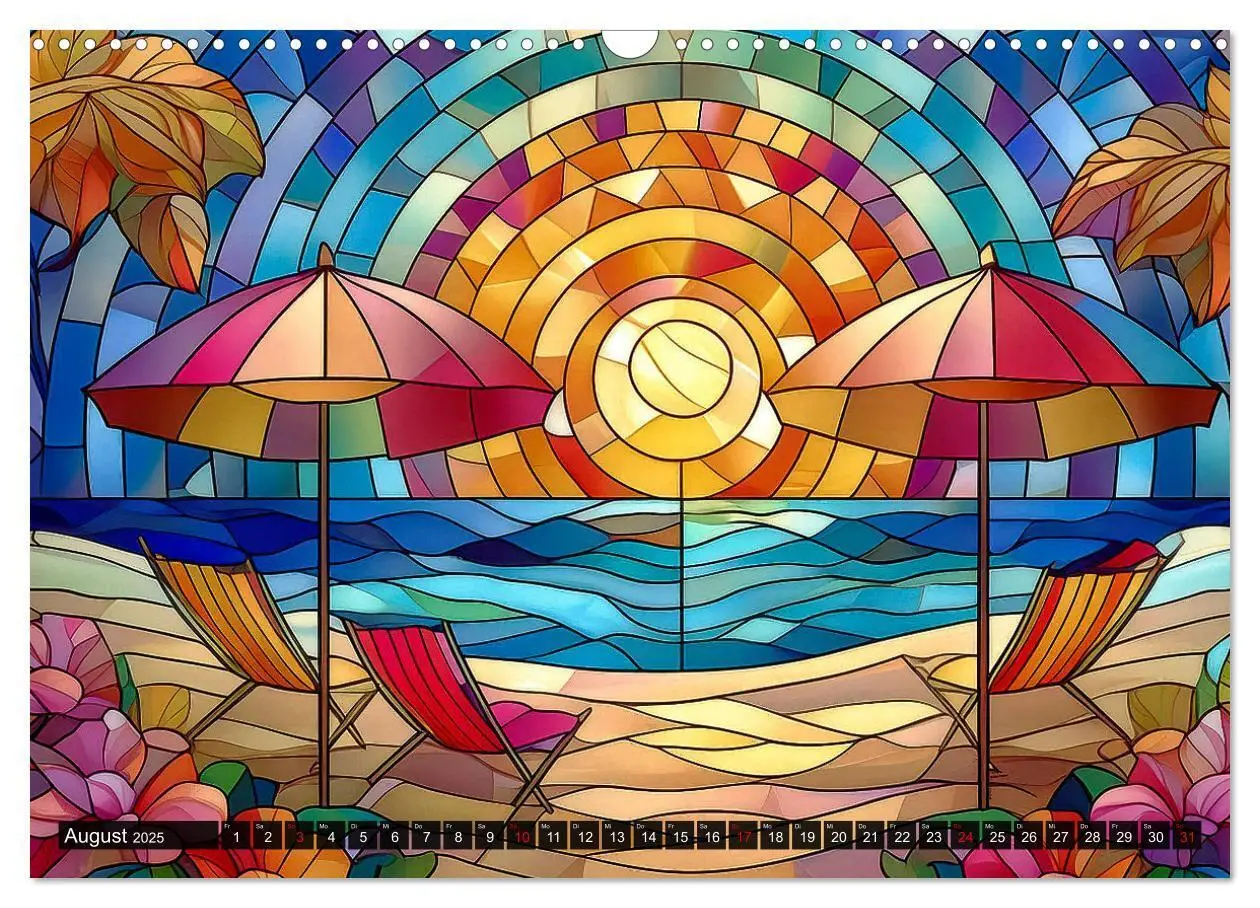 Bild: 9783457171073 | Der Jahreskreis auf Buntglasfenstern (Wandkalender 2025 DIN A3...