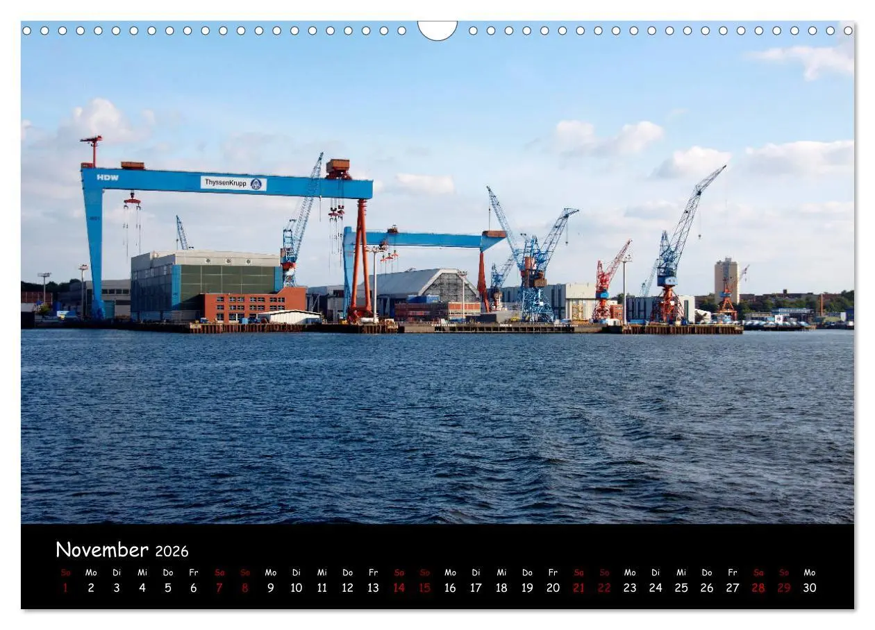 Bild: 9783457931073 | Kiel - Stadt an der Förde (Wandkalender 2026 DIN A3 quer), CALVENDO...