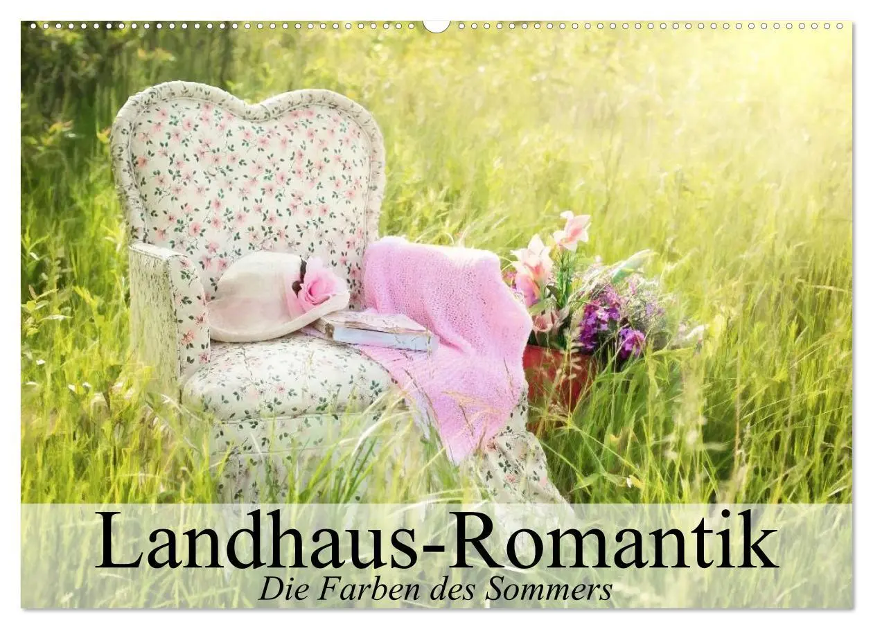 Cover: 9783516021073 | Landhaus-Romantik. Die Farben des Sommers (Wandkalender 2026 DIN A2...