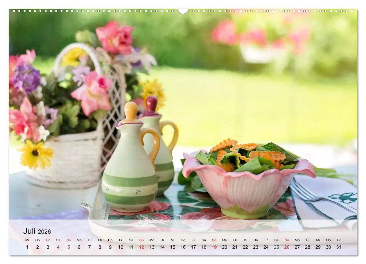 Bild: 9783516021073 | Landhaus-Romantik. Die Farben des Sommers (Wandkalender 2026 DIN A2...