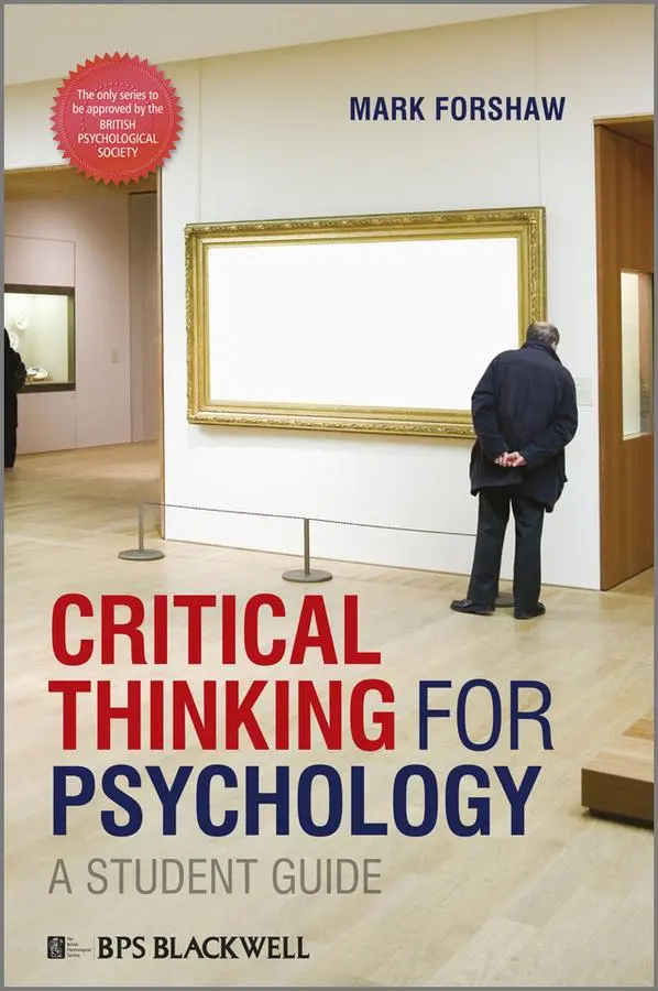 Cover: 9781405191173 | Critical Thinking for Psychology | A Student Guide | Mark Forshaw
