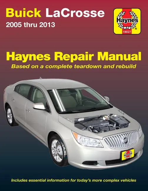 Cover: 9781620921173 | Buick LaCrosse (2005-2013) Haynes Repair Manual (USA) | Publishing