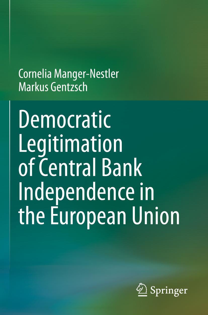 Cover: 9783030751173 | Democratic Legitimation of Central Bank Independence in the...
