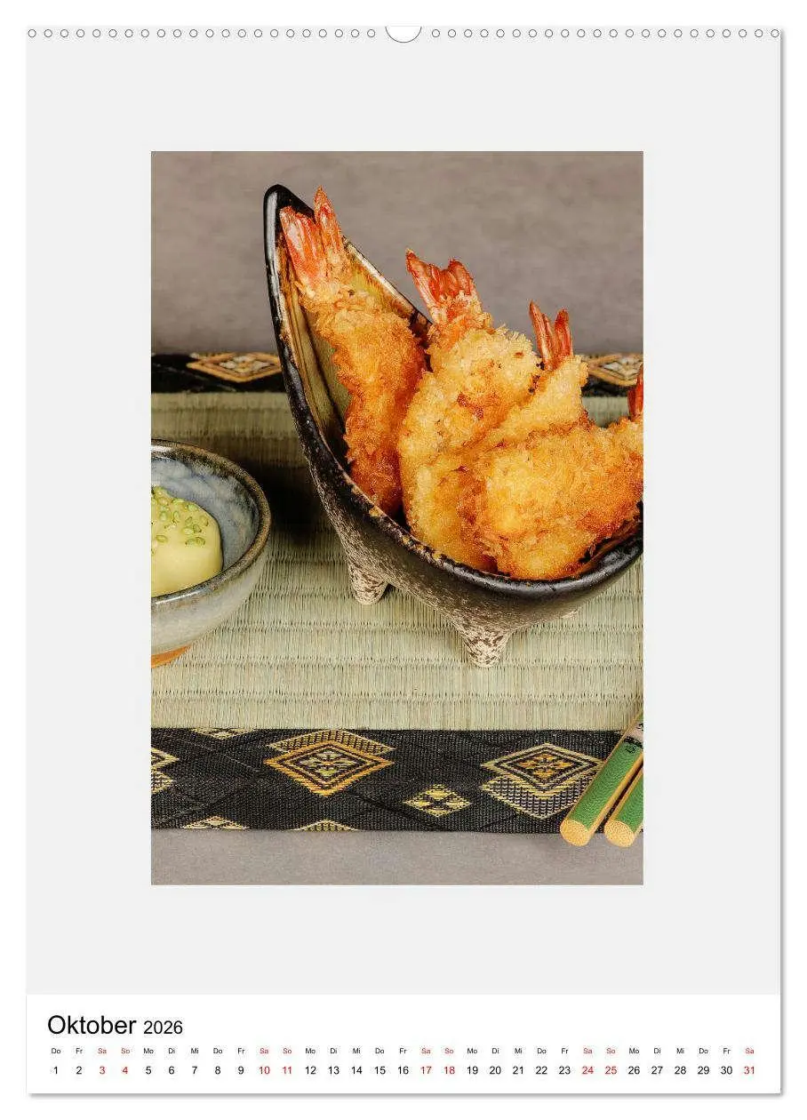 Bild: 9783516321173 | Japanese Cuisine II (Wandkalender 2026 DIN A2 hoch), CALVENDO...