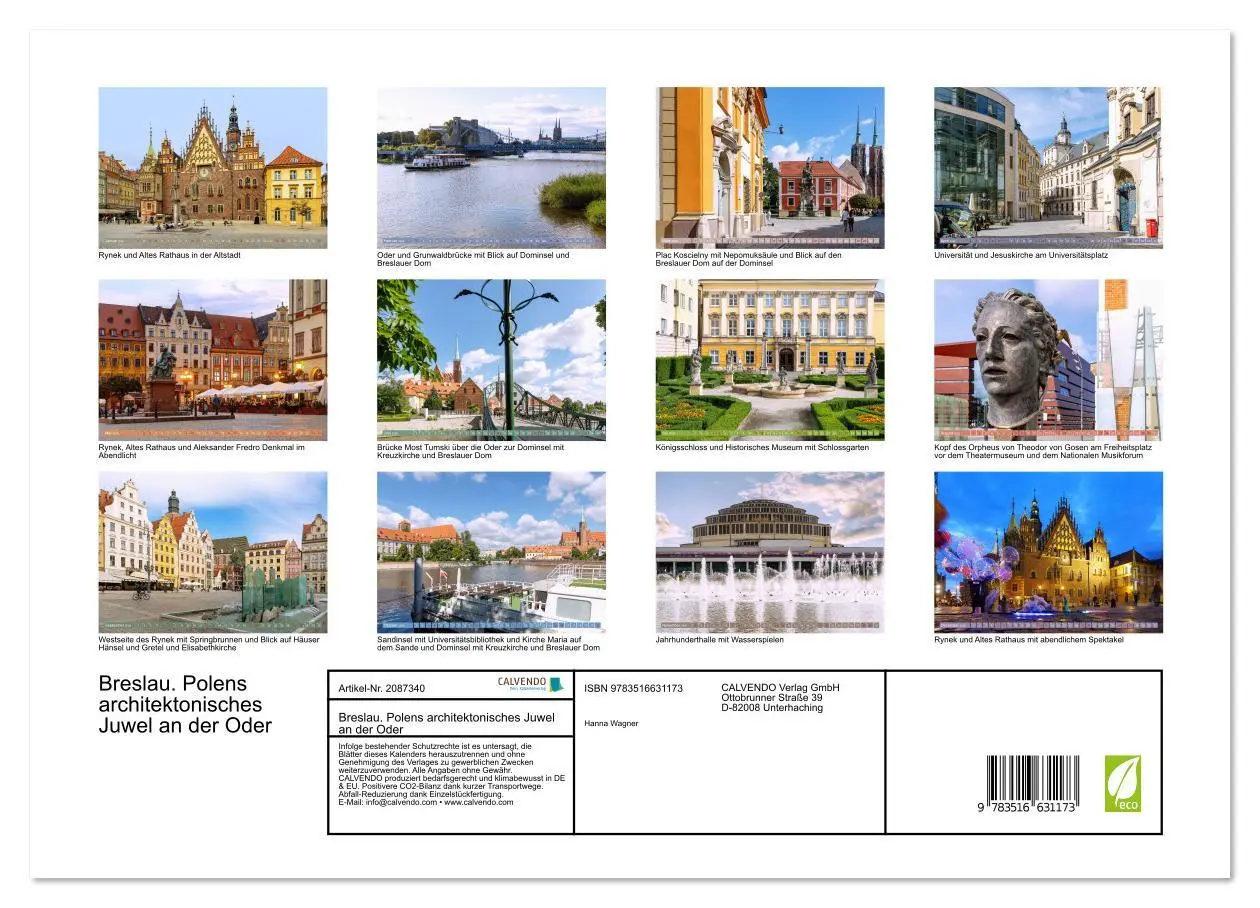Bild: 9783516631173 | Breslau. Polens architektonisches Juwel an der Oder (Wandkalender...