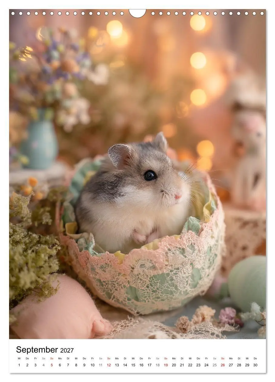 Bild: 9783516871173 | Hamster - süße Tiere zum Verlieben (Wandkalender 2027 DIN A3 hoch),...