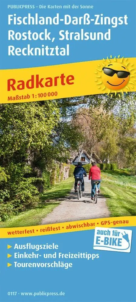 Cover: 9783747301173 | Fischland-Darß-Zingst, Rostock, Stralsund, Recknitztal 1:100 000